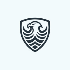 Eagle strong shield logo