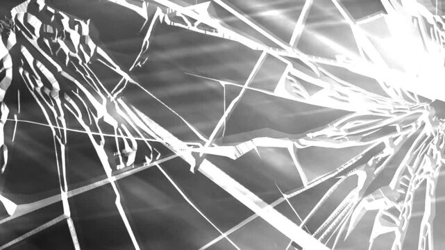 Crack Animation that looks like glass with cracks 1