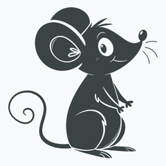 mouse icon and logo design vector shelty   