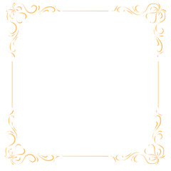 frame with gold ornament