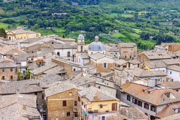 Obraz premium Orvieto town view. Umbria, Italy