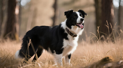 Fototapeta premium Swedish farm dog on grass