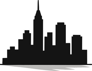 스카이라인, 건축물, 검정, 실루엣, 도시, 시티, 뉴욕, 엠파이어, 빌딩, 빌딩숲, 스카이 라인, 건축, 건물, 도시 풍경, sky, 타워, 여행, 나이트, 도심, 마천루, 시카고, 경관, 사무실, 기업