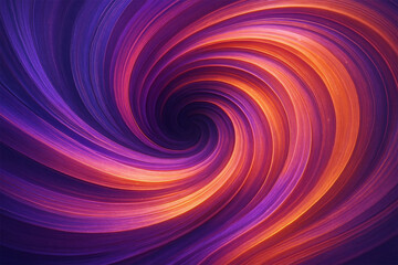 Vibrant swirling abstract background with purple and orange hues