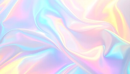 Obraz premium Holographic Pearl Mist Abstract Background
