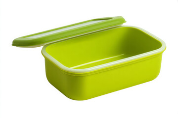 Vibrant green lunchbox ensures fresh food storage, making portable meals delight