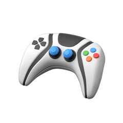 Amazing 3d icon of joystick controller representing arcade gaming and video game play.