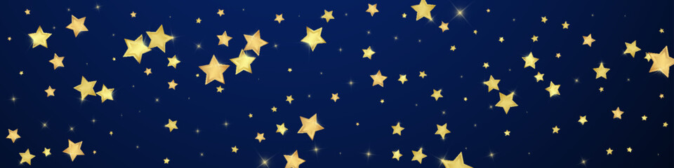 Magic stars vector overlay.  Gold stars scattered
