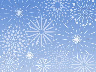 赤い花火の背景　クリスマスの打ち上げ花火の壁紙
