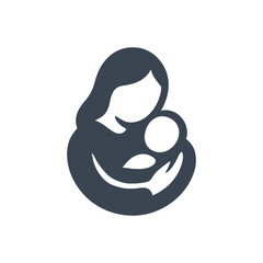 Mother And Child Icon