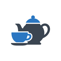 Teapot with Teacup Icon