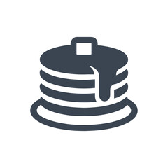 Stack of Pancakes Icon