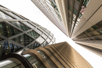 Naklejka premium modern architecture in hong kong