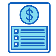 Invoice  Icon Set Multiple Style Collection