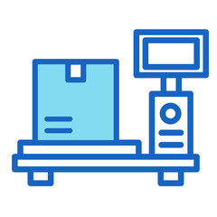 Weighing  Icon Set Multiple Style Collection