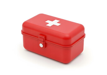 Red First Aid Kit Emergency Preparedness Essentials