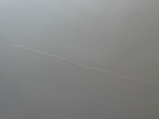 Crack line on wall building