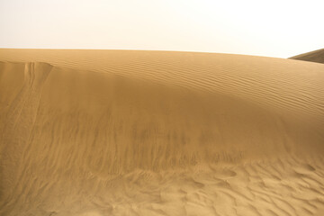 Sandtextur in den Dünen von Maspalomas