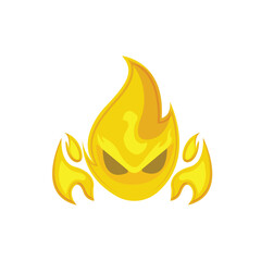 Game fire mascot esport logo design, Logo fire devil.