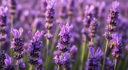 Obraz premium Lavender Flowers Close Up.