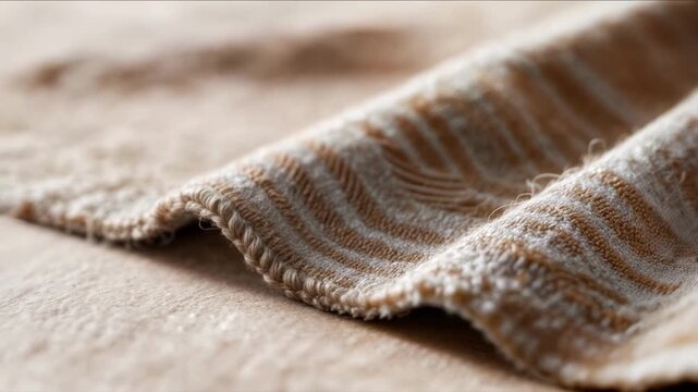 Textured Fabric Weave, Abstract Pattern, Material Beauty, Craftsmanship. Great for textile design, abstract art, product detailing