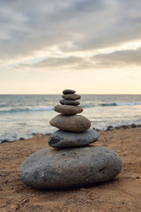 Steinturm am Strand von Maspalomas