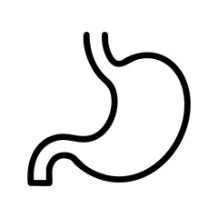 Fototapeta premium Human stomach vector illustration
