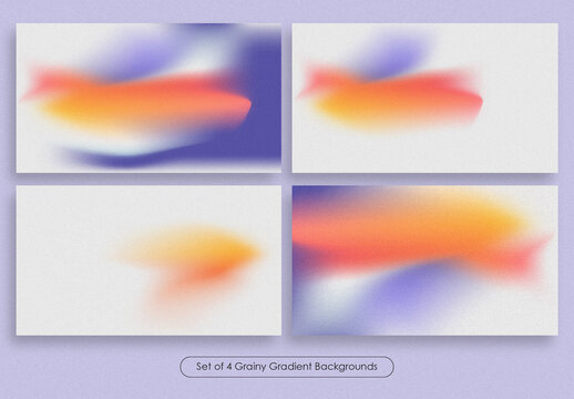 Pack of Grainy Gradient Backgrounds