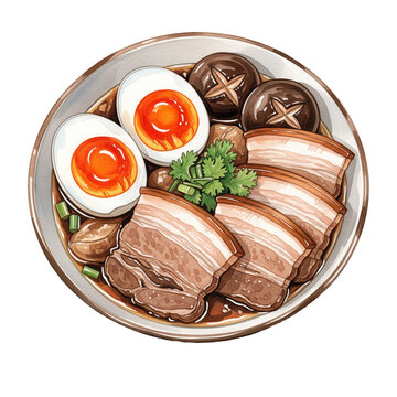 grilled sausages with vegetables