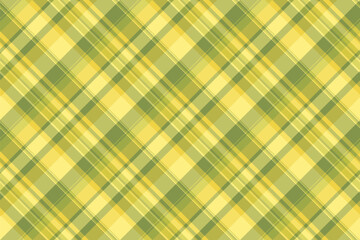 Seamless plaid pattern with green  yellow hues. Great for backgrounds, textiles,  designs needing a classic, textured feel. Versatile  visually appealing.