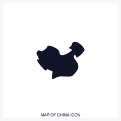 Map of China Icon