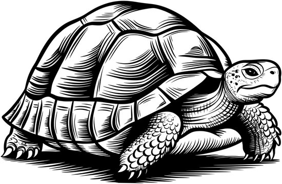 Sea Turtle Vector SVG Print