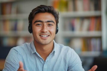 portrait of a handsome young man, Generative AI