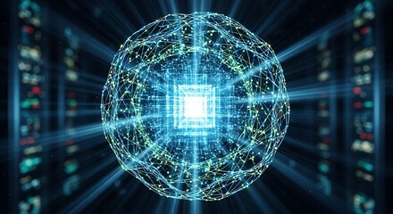 Global Network Technology Sphere.