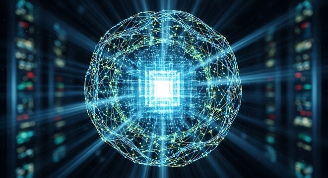 Global Network Technology Sphere.