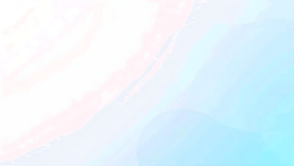 Fototapeta premium Soft pastel watercolor wash creates a serene, dreamy background with delicate pink and blue hues