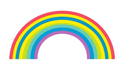 Simple rainbow graphic