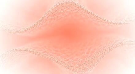 Abstract Peachy Orange Pattern.