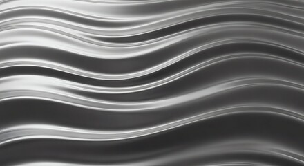 Reflective metallic waves in soft light
