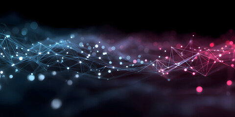 abstract digital technology background, artificial itelligence, generative, ai