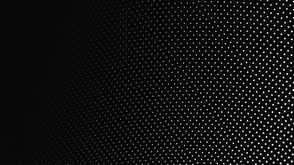Black and White Halftone Abstract Background Modern Graphic Design Pattern Gradient Minimal Texture
