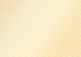 伝統的な和柄の背景素材。日本の紋様素材。卍繋ぎ紋