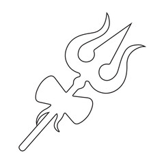 Shiva god trishul trident