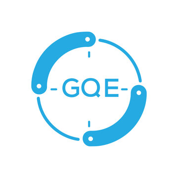 GQE Modern Company logo. GQE Circular Technology Logo design for entrepreneur and business. GQE best icon Digital Branding.

