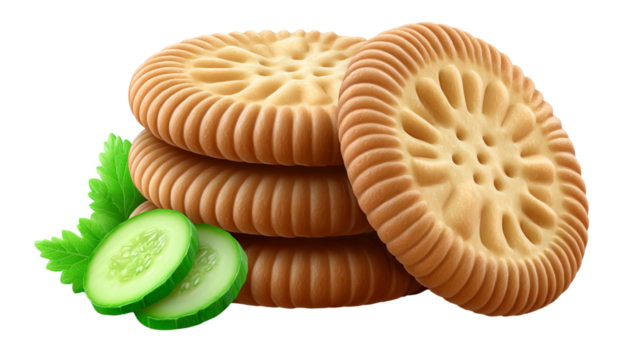 isolated transparent biscuits digital illustration, delicious biscuits illustration, biscuits and cookies illustration - Powered by Adobe