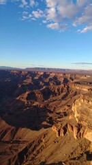 Fototapeta premium Canyon Aerial View Sunset