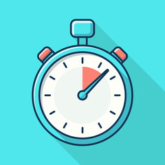 Stopwatch countdown illustration. Stopwatch countdown icon for time management deadline planning productivity efficiency concept