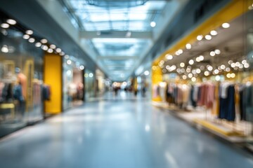 Blurred indoor shopping mall (1)