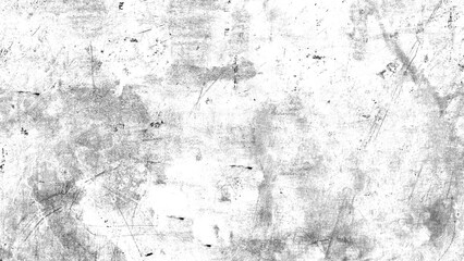 Black grunge wear and tear marks on transparent background