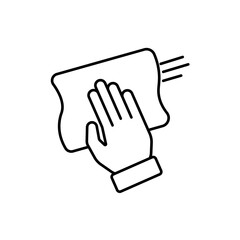 Icon a wipe, isolated against a clean background.